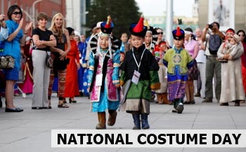 Mongolia traditional clothes