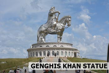 Genghis-Khan the biggest equestrian statue