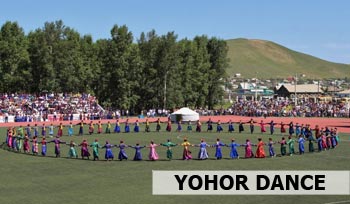 Mongolia traditional dance